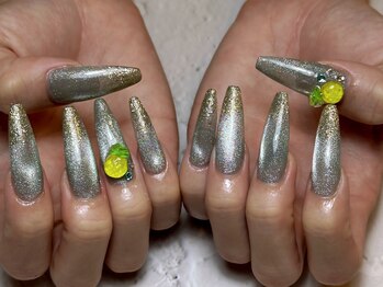 長さだしマグネットネイル