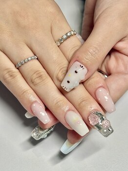 エクアネイルズ(Akuwa nails)/スカルプ◆150分アートやり放題