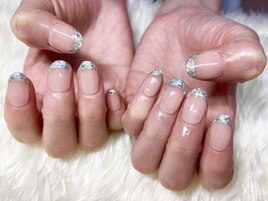 ラメフレンチ☆