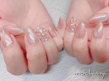 モチミィ(mochimy.)/マグネット/ぷくぷくフラワー