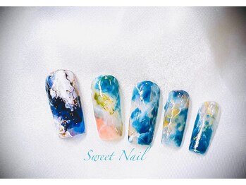 スウィートネイル(Sweet Nail)の写真/カラー２００種類以上/アートorパーツ２～８本デザイン定額コース/つけ放題クーポン有☆デザイン種類豊富！