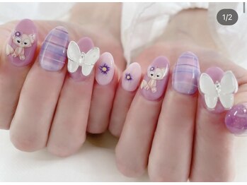 ツインズネイルプラス(Twins Nail Plus)/ハンドお持ち込みネイル