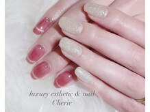 シェリエ(Cherie)/アシメネイル/magnet×ラメ