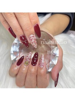 ノイド(noid)/ボルドー/キルティング