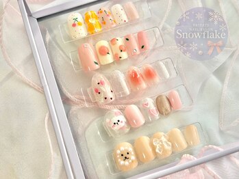 スノーフレーク(Snowflake)/定額デザイン☆選べる50種以上