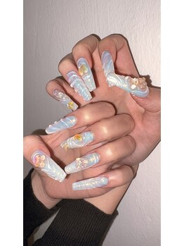 ネス 沖縄店(Nes.)/担当渡邉@shio_nail.nes