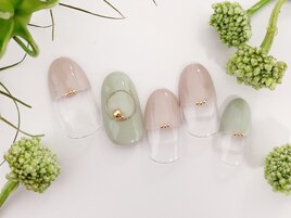 ジェルネイルDRYケア込￥12650