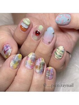 レイビューティー 一宮店(RAY+ Beauty)/個性派×インクnail