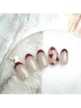 エトワールビューティー(ETOILE BEAUTY)/ハートネイル/フレンチネイル