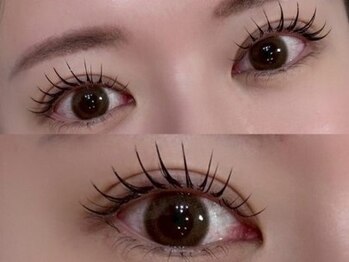 ロミー 新宿(romy.)の写真/【話題の新技術★まつ毛パーマ＆マツエクで目元の印象UP！】自まつ毛が少ない方でも理想のパッチリeyeに♪