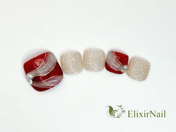 エリクサーネイル 池袋(Elixir Nail)/フット やり放題/クーポン使用