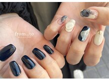 フロム トゥ(from to)/ニュアンスネイル