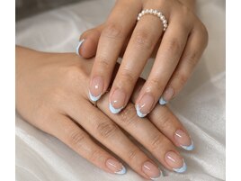 Tiffanyブルー×パールフレンチ