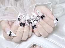 リンドネイル バイ モカ アンド ララ(Lind nail by moca and LaLa)/【mizuki】ガーリーネイル