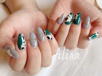 エリナネイルサロン池袋(Alina Nail Salon)/アニマル柄ネイル