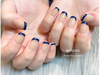 ブリノス(BLINOSS)/ネイビーフレンチ☆