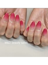 エム アンド ディー 武蔵小杉店(M&D)/マゼンタピンクのグラデーション