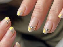 ネイルサロン プール ヴー(Nail Salon Pour Vous)/ 【4月定額】ミラーフレンチ