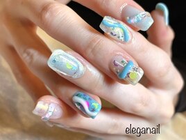 デコレーション×アートネイル