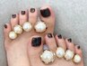 【フットバス、保湿ケア付き】フットネイル★ワンカラー ¥9000→¥7000