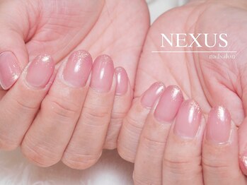 ネクサス(NEXUS)/控えめラメグラデーションネイル