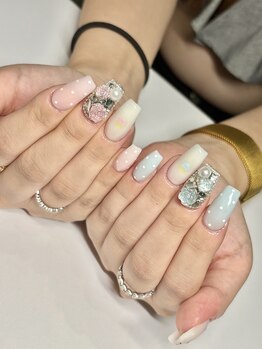 エクアネイルズ(Akuwa nails)/スカルプ◆150分アートやり放題