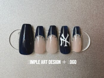 シンプルアート+ロゴ