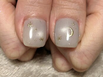 ネイルマムジジ(nailmum jiji)/マグネット アート 月 星 ジェル