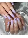 パープルグラデネイル