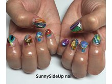 サニーサイドアップ ネイル(Sunny SideUp nail)/colorful jesus art