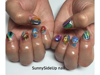 サニーサイドアップ ネイル(Sunny SideUp nail)/colorful jesus art
