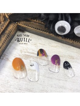 ネイルサロン クイル(QUILL)/9月ハロウィン★3