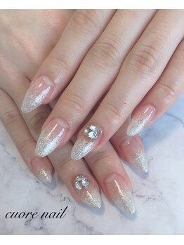 クオレ 布施店(cuore)/ホワイトラメ　,スカルプ