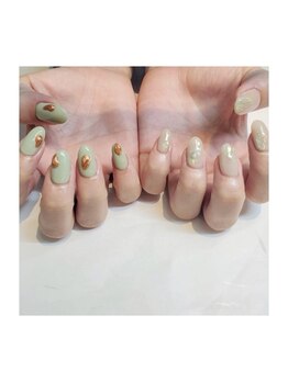 ビューティービースト フォー ネイルアンドアイラッシュ 松浜店(beauty:beast)/アシンメトリーネイル