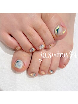 ジャスミン54(jasmine54)/フットネイル♪