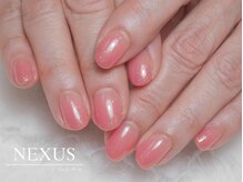 ネクサス(NEXUS)/こっそりラメにワンカラーネイル