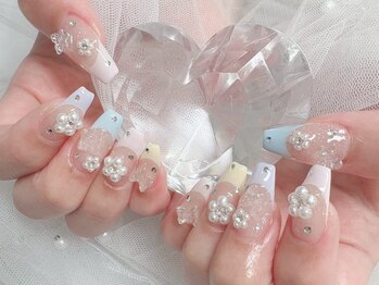 ミリーモア 新宿(Milyy moor)/パステルフレンチネイル