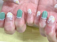 バービーネイル(Bar-Bee-Nail)の雰囲気（パラジェル　フラワーアート1）