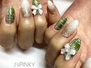 チェックネイル