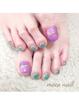 モコネイル(moco nail)/【フット】☆親指アート☆