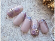 ミルクネイル(MILK NAIL)/淡色フラワー〈新規7500円〉