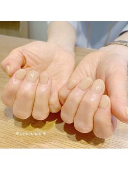 アトリエネイルウニコ (atelier nail unico)/ミルクキャラメル