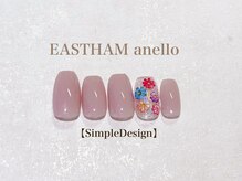 イーストハムアネーロネイル(EAST HAM anello nail)/5・6月定額　シンプルデザイン