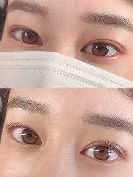 リュミエール(lash&brow lumiere)/マツエク　フラットラッシュ