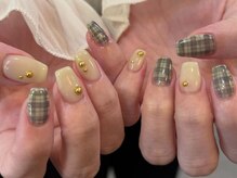 アイネイルズ 天神今泉店(I-nails)/【kie】チェックスタッズ
