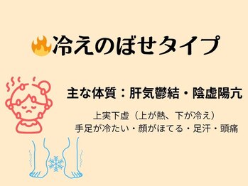 オーブ たかまつはり灸整骨院くじら館(aube)/冷えのぼせ整う温巡ケア