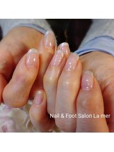 ネイルサロン ラ メール(Nail Salon La mer)/【ジェル】フレンチネイルジェル