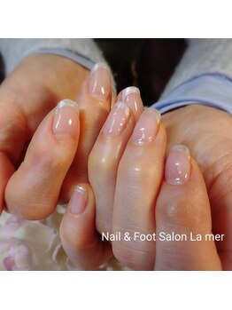 ネイルサロン ラ メール(Nail Salon La mer)/【ジェル】フレンチネイルジェル