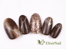 エリクサーネイル 神田(Elixir Nail)/シンプル/クーポン使用