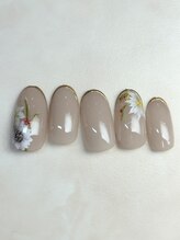 ネイル クレアーレ(Nail creAre)/大人フラワー